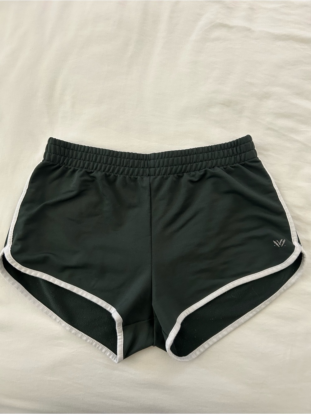 Forever 21 Black Athletic Shorts with White Trim